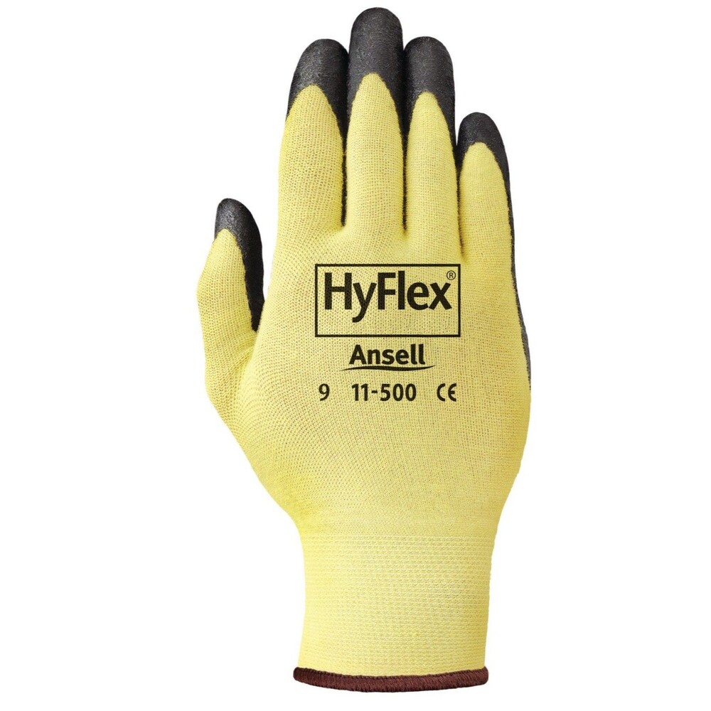NEW Ansell HyFlex 11-500 Cut Resistant Work Gloves Size 9 Large (Lot of 4 Pairs)